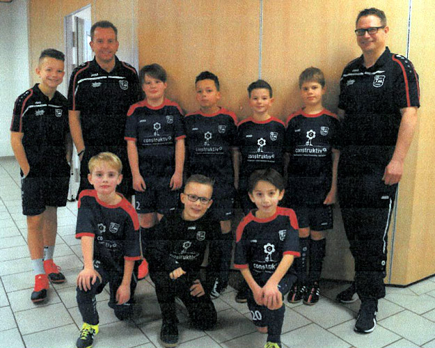 In Team A spielten: Clemens, Felix, Malik, Niki, Linus-Shawn, Patrice und Till
