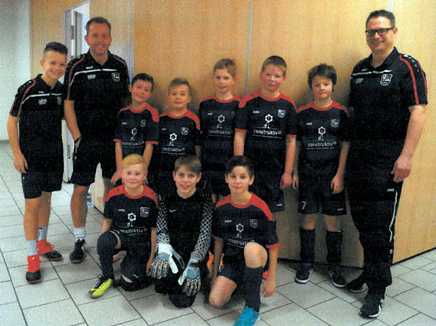 Team B bestend aus: Jason, Jonas, Kian, Linus, Louis, Niklas K., Phil Jona und Tjard